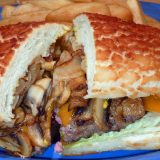mushroom cheeseburger